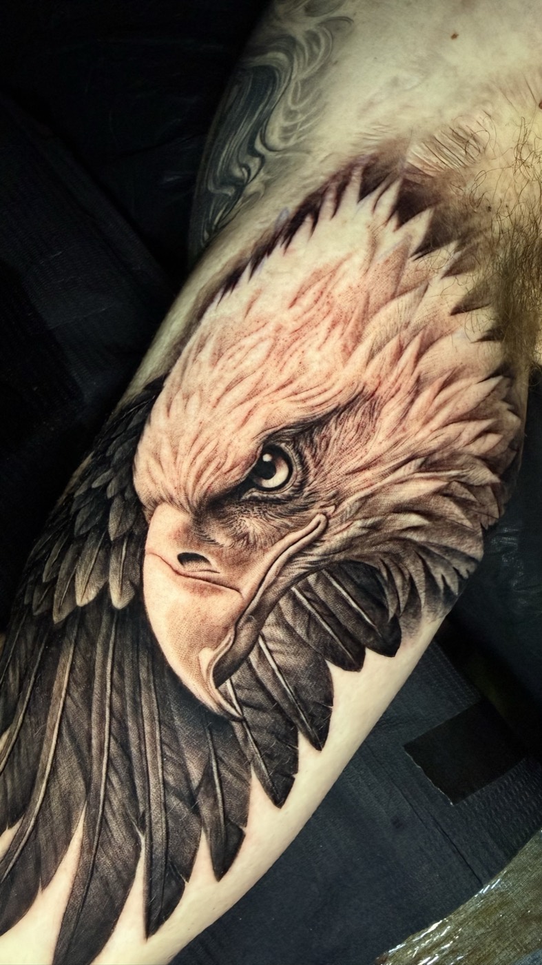 Black and grey tattoo by Rafael Cassaro