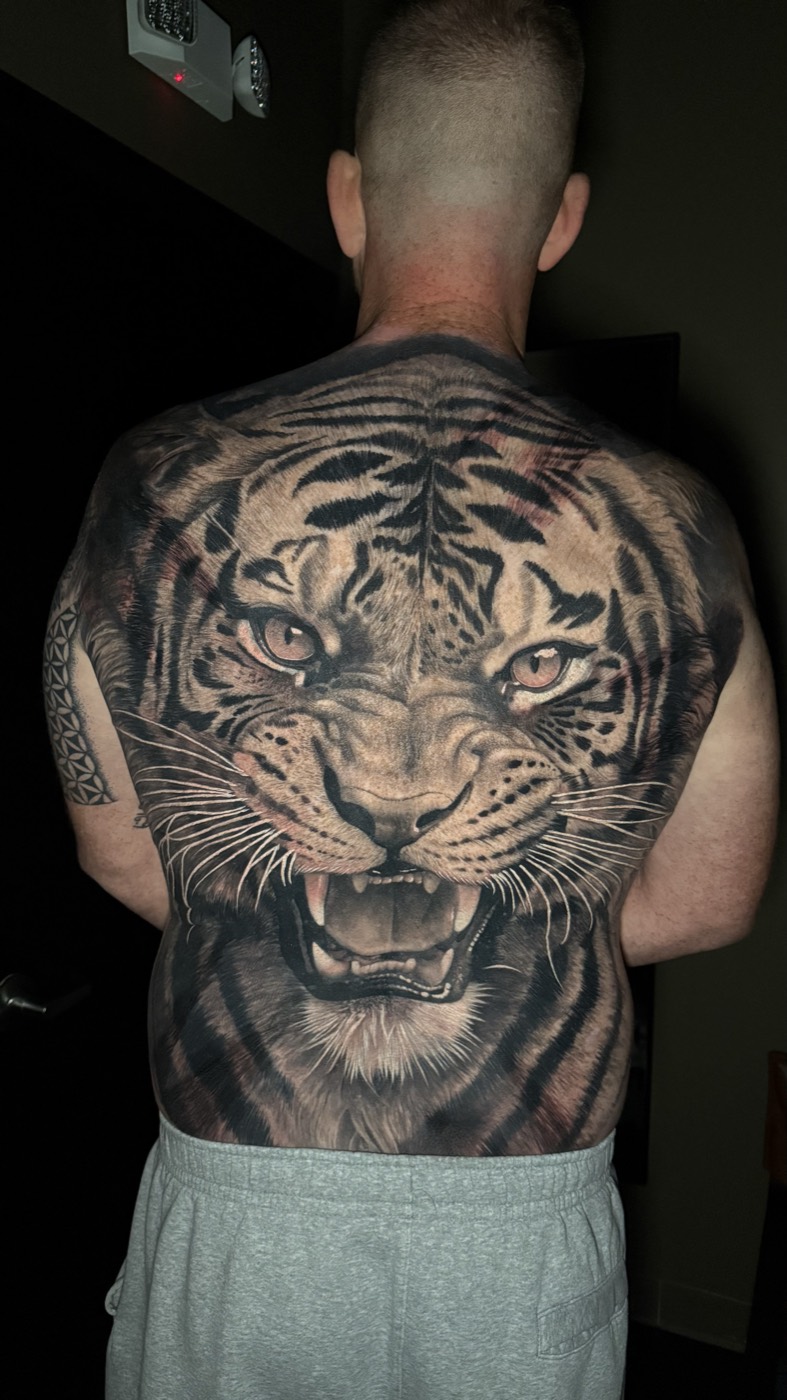 Black and grey tattoo by Rafael Cassaro